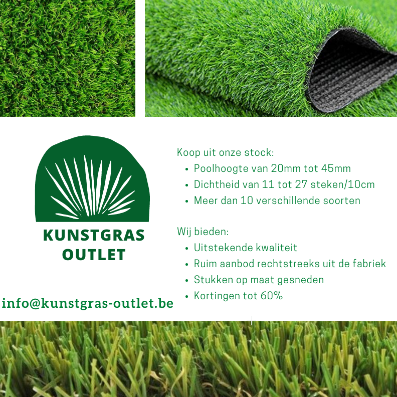 KGO NATURAL SOFTTOUCH 50MM KUNSTGRAS / A+ KWALITEIT